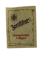 H. Lehner VW. Käfer / Handgefertigte Collage aus Uhrenteile