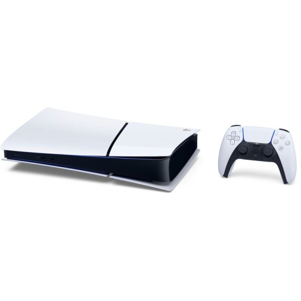 PlayStation 5 Slim Digital Edition - Black&White / OVP / Top Zustand
