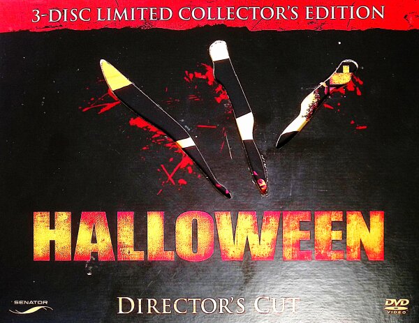 Halloween (3-Disc Limited Collectors Edition, Directors Cut) DVD Top Zustand