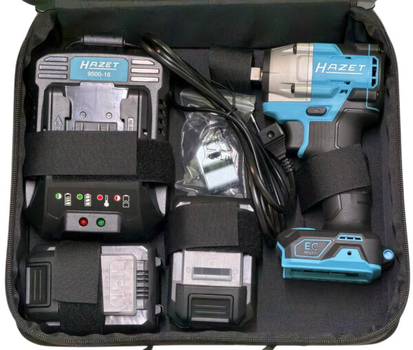 HAZET 9512-600/4 Akku-Schlagschrauber / 18V 5Ah / 12,5mm /Tasche / Unbenutzt/Neu