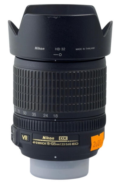Nikon AF-S DX Nikkor 18-105mm Teleobjektiv / VR / f/3.5-5.6G ED  / Top Zustand
