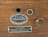 Tischaltar Maria Altar mit Spieluhr: Marianisches Jahr 1854-1954 / Guter Zustand