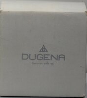 Dugena Savonette Quarz "Cavalier" Taschenuhr-Mondphase / Goldplattiert /OVP /Top
