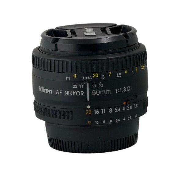 Nikon AF Nikkor 50mm F/1:1.8 D Objektiv / Ohne OVP / Top Zustand