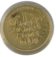 Einweihung der Frauenkirche in Dresden 2005 - Vergoldete Medaille / Sammlerstück