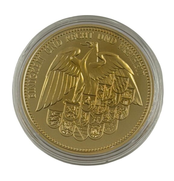 Bundesrepublik Deutschland "DGG" - Vergoldete Medaille / Sammlerstück