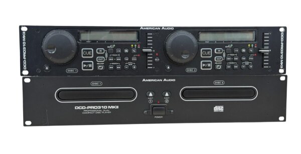 American Audio DCD-Pro310 MK2 - Doppel CD-Player + Controller Einheit / Top