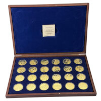 Most Expensive Coins in the World vergoldete Sammlermedaillen / Set / 03078 /#14