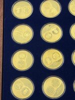 Most Expensive Coins in the World vergoldete Sammlermedaillen / Set / 03078 /#14