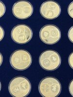 Most Expensive Coins in the World vergoldete Sammlermedaillen / Set / 03078 /#14