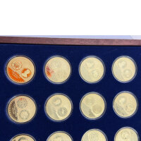 Most Expensive Coins in the World vergoldete Sammlermedaillen / Set / 03243 /#13