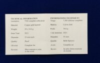 Most Expensive Coins in the World vergoldete Sammlermedaillen / Set / 03243 /#13