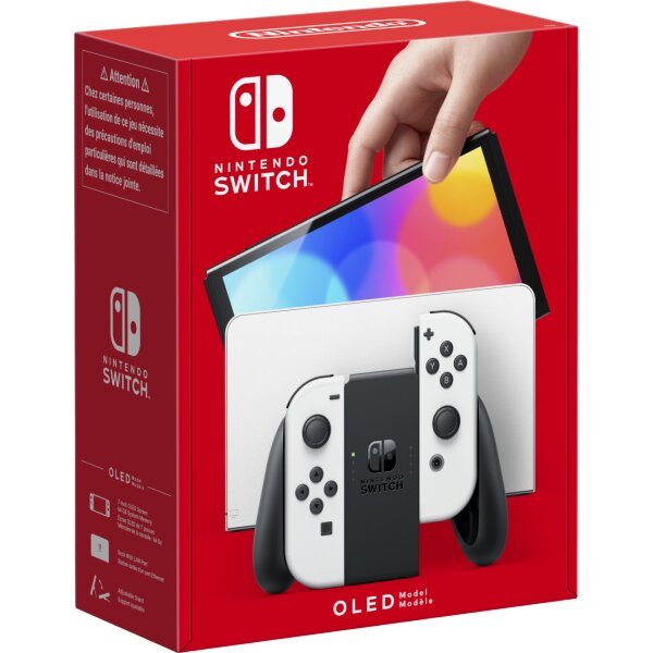 Nintendo Switch OLED / Black & White / 64GB / OVP / Guter Zustand