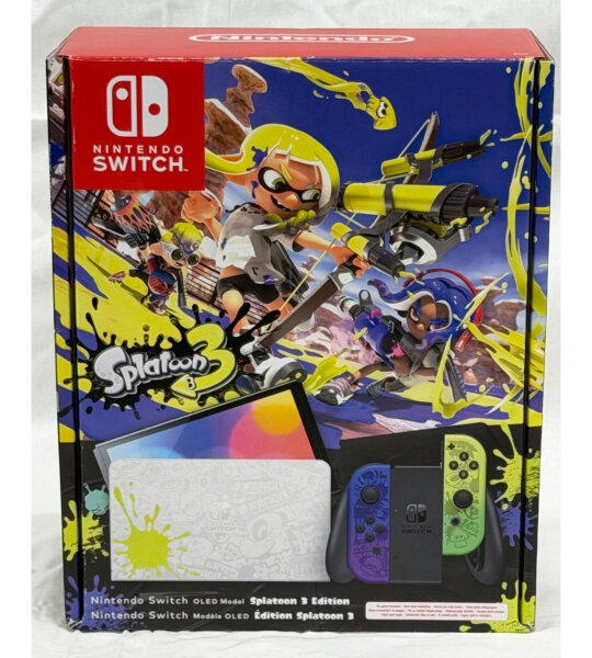 Nintendo Switch OLED - Splatoon 3 Edition / 64 GB / Spiel / OVP / Guter Zustand