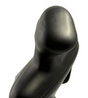 Abstrakte Schwarze Skulptur aus Keramik / Frauenfigur / Modern / Dekofigur / Top