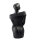 Abstrakte Schwarze Skulptur aus Keramik / Frauenfigur / Modern / Dekofigur / Top