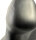 Abstrakte Schwarze Skulptur aus Keramik / Frauenfigur / Modern / Dekofigur / Top