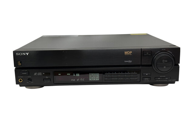 Sony "MDP-640D" High-End Laserdisk Player + Sting Laserdisk Platte / Top Zustand