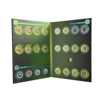 Tierische Superlative Medaillen Komplettset+Sammelalbum /vergoldet /Zertifikat#1