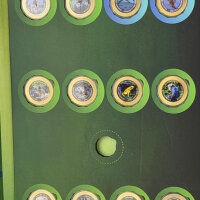 Tierische Superlative Medaillen Komplettset+Sammelalbum /vergoldet /Zertifikat#1