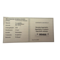 Tierische Superlative Medaillen Komplettset+Sammelalbum /vergoldet /Zertifikat#1