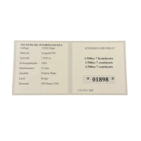 7 Kontinente Feingold-Münzen-Set / 1/500 oz / 999 / Limitiert / Sammler #3