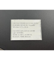 Lenovo ThinkPad X280 / i3-8130U / 8GB RAM / 500GB SSD / Win 11 Pro / Top Zustand