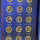 The Presidents of the USA Coin Collection /45 Farbmedaillen /vergoldet /Zert. #8