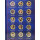 The Presidents of the USA Coin Collection /45 Farbmedaillen /vergoldet /Zert. #8