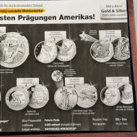 „Schönste US -Prägungen“ Medaillen Komplettset / Sammler / Zertifikat #4