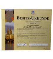 Mein Deutschland Münzenalbum / 999er Silber veredelt  /PP inkl. Farb - Privy #26