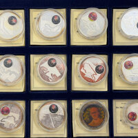 Michael Schumacher Komplettedition / 12 Silbermedaillen / Sammler /Zertifikat#19