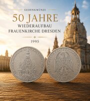 Gedenkmünze "50 Jahre Wiederaufbau Frauenkirche...