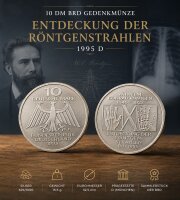 10 DM BRD Gedenkmünze 1995 D – Entdeckung der...