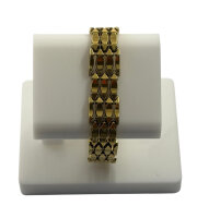 333er Gold Armband / 26,53g / 20cm / 16mm / Vintage Designarmband / 8 Karat
