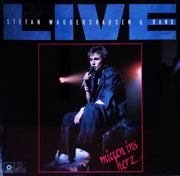 Stefan Waggershausen & Band ‎– Live: Mitten Ins Herz  - Vinyl, LP - M (Mint)