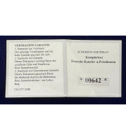 21er Medaillen Set Kanzler und Präsidenten der BRD / vergoldet /Sammler #25