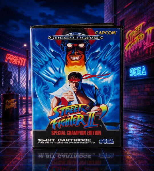 Street Fighter 2 - Special Champion Edit. / Sega Mega Drive /ohne Anleitung /OVP