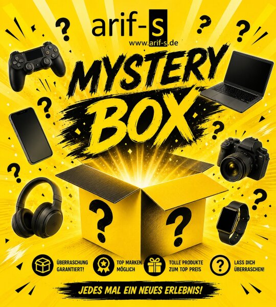 Mystery Paket 50 €–Überraschungs-Box/Restposten mit Technik, Games, Filmen etc