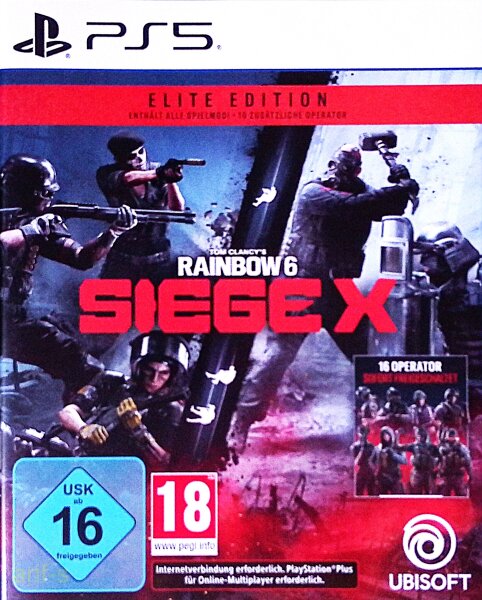 Tom Clancys Rainbow Six Siege X Elite Edition / PS5 + Handbuch * Top Zustand
