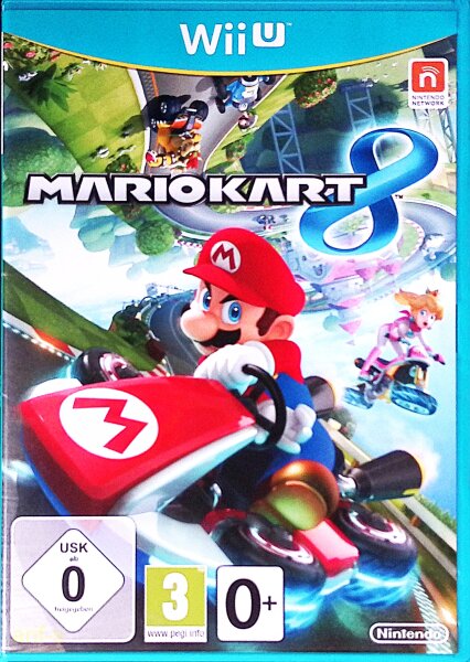 Mario Kart 8 (Nintendo Wii U) + Handbuch * Guter Zustand