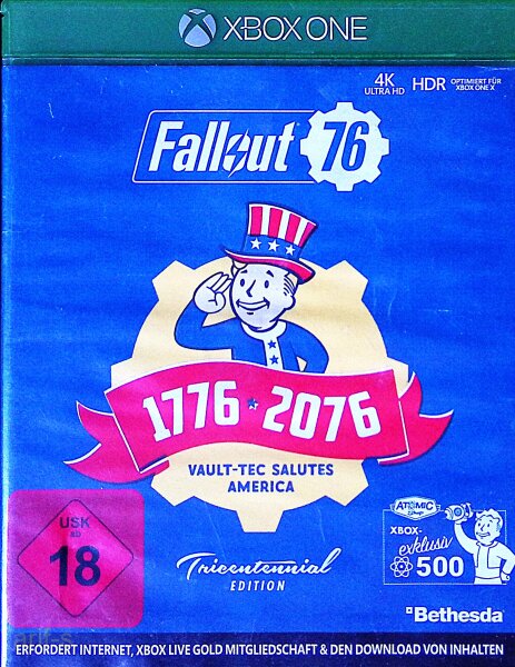 Fallout 76 - Tricentennial Edition  / XBOX ONE + Handbuch * Top Zustand