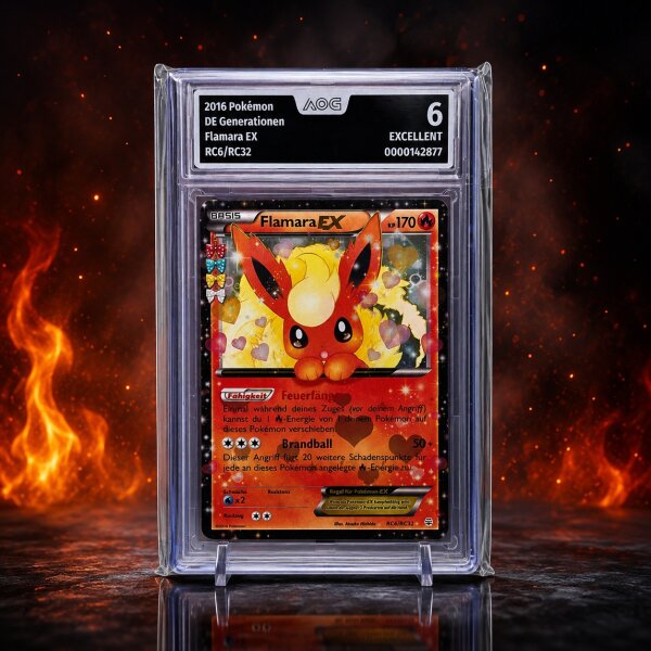 2016 Pokemon Flamara EX / RC6 RC32 / Generationen / AOG 6 / Deutsch / Excellent