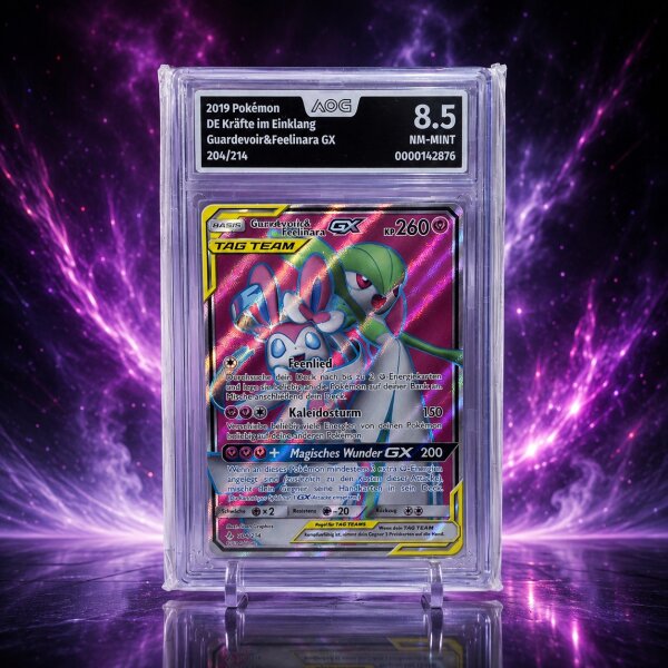 2019 Guardevoir&Feelinara GX / 204/214 / Kräfte im Einklang / AOG 8,5 / Deutsch