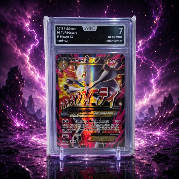2015 Pokemon M Mewtu EX / 160/162 / TURBOstart / AOG 7 / Deutsch / Near Mint