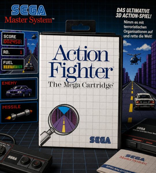 Action Fighter / Sega Master System / ohne Anleitung / Retro OVP
