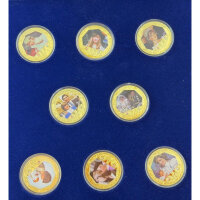 "Diana ihr Leben 1962-1984" 8tlg. Medaillen...