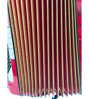 Hohner "Tango II M" Akkordeon / 96 Bässe / Rot / Koffer / Top Zustand