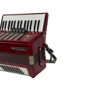 Weltmeister "Stella" Akkordeon / Rot / 60 Bass / Koffer / Top Zustand