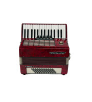 Weltmeister "Stella" Akkordeon / Rot / 60 Bass / Koffer / Top Zustand